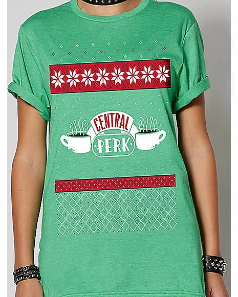 Brand new 👏 Central Perk 🎄 Christmas T 👚 Shirt - Friends 🌟 7 Brand new 👏 Central Perk 🎄 Christmas T 👚 Shirt - Friends 🌟 - Image 6