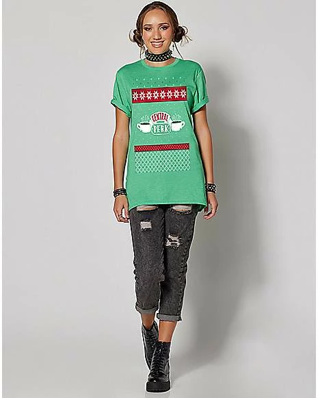 Brand new 👏 Central Perk 🎄 Christmas T 👚 Shirt - Friends 🌟 8 Brand new 👏 Central Perk 🎄 Christmas T 👚 Shirt - Friends 🌟 - Image 7